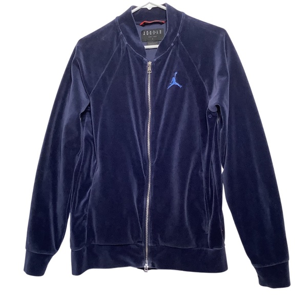 AIR JORDAN MENS JSW VELOUR track jacket ah2357-410 - Picture 2 of 8